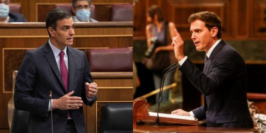 Pedro S&aacute;nchez y Albert Rivera.
