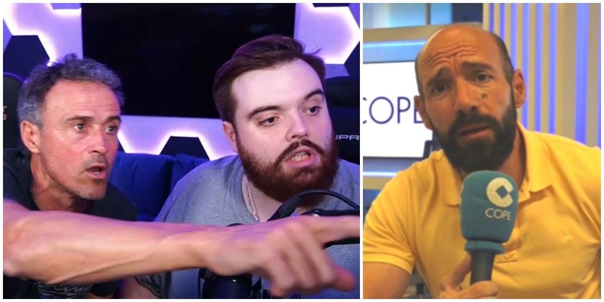 Luis Enrique, en el canal de Twitch de Ibai Llanos, habla sobre el audio manipulado de Alcalá en COPE