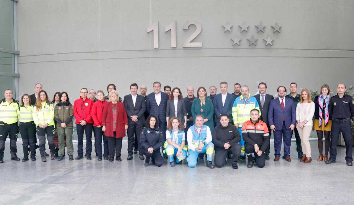 Ayuso supervisa el dispositivo especial de seguridad y emergencias de la Comunidad de Madrid para estas Navidades