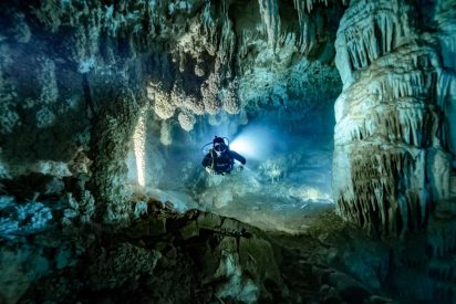 Las cuevas submarinas de Yucatán revelan secretos del cambio climático
