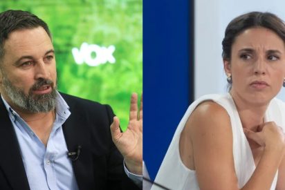 Santiago Abascal e Irene Montero.