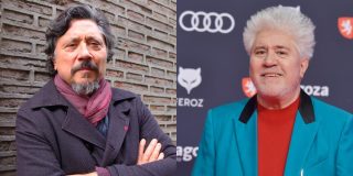 Carlos Bardem y Pedro Almod&oacute;var.