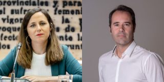 Ione Belarra y Javier Chicote.