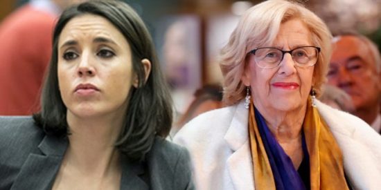 Manuela Carmena e Irene Montero