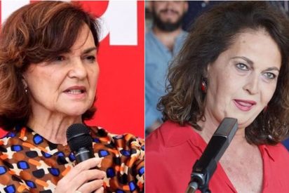 Carmen Calvo y Carla Antonelli. 