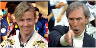 Lobo Carrasco llama &quot;perdedores&quot; a los madridistas y Guti le mete un zasca de manual