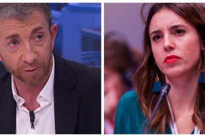 Pablo Motos e Irene Montero.