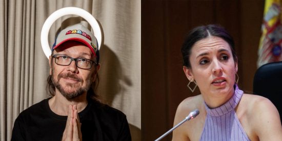 Santiago Segura e Irene Montero