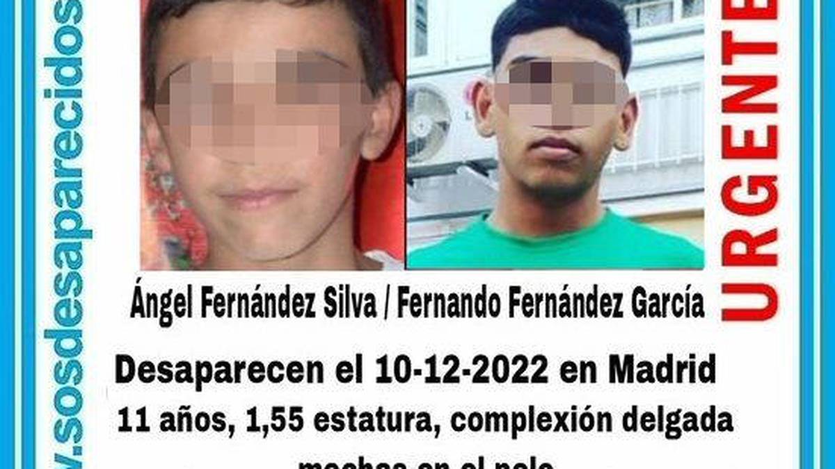 Ángel, el niño desaparecido y Fernando, hallado muerto.