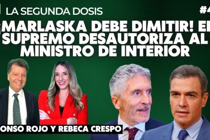 Pedro S&aacute;nchez, Fernando Grande-Marlaska y Alfonso Rojo