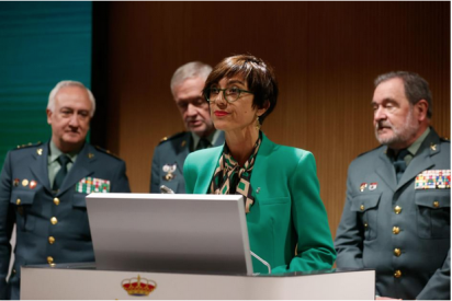 María Gámez y la cúpula de la Guardia Civil