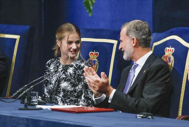 Felipe VI y la Princesa Leonor