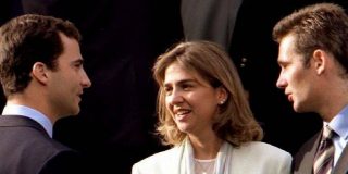 Felipe VI, Infanta Cristina e I&ntilde;aki Urdangarin, en una imagen de archivo.