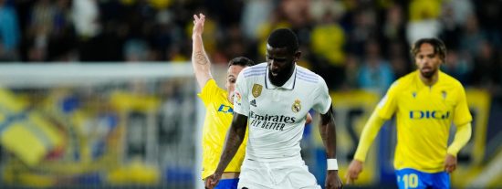 Rüdiger, víctima de insultos racistas por parte de aficionados del Cádiz: &quot;Negro, cabrón&quot;