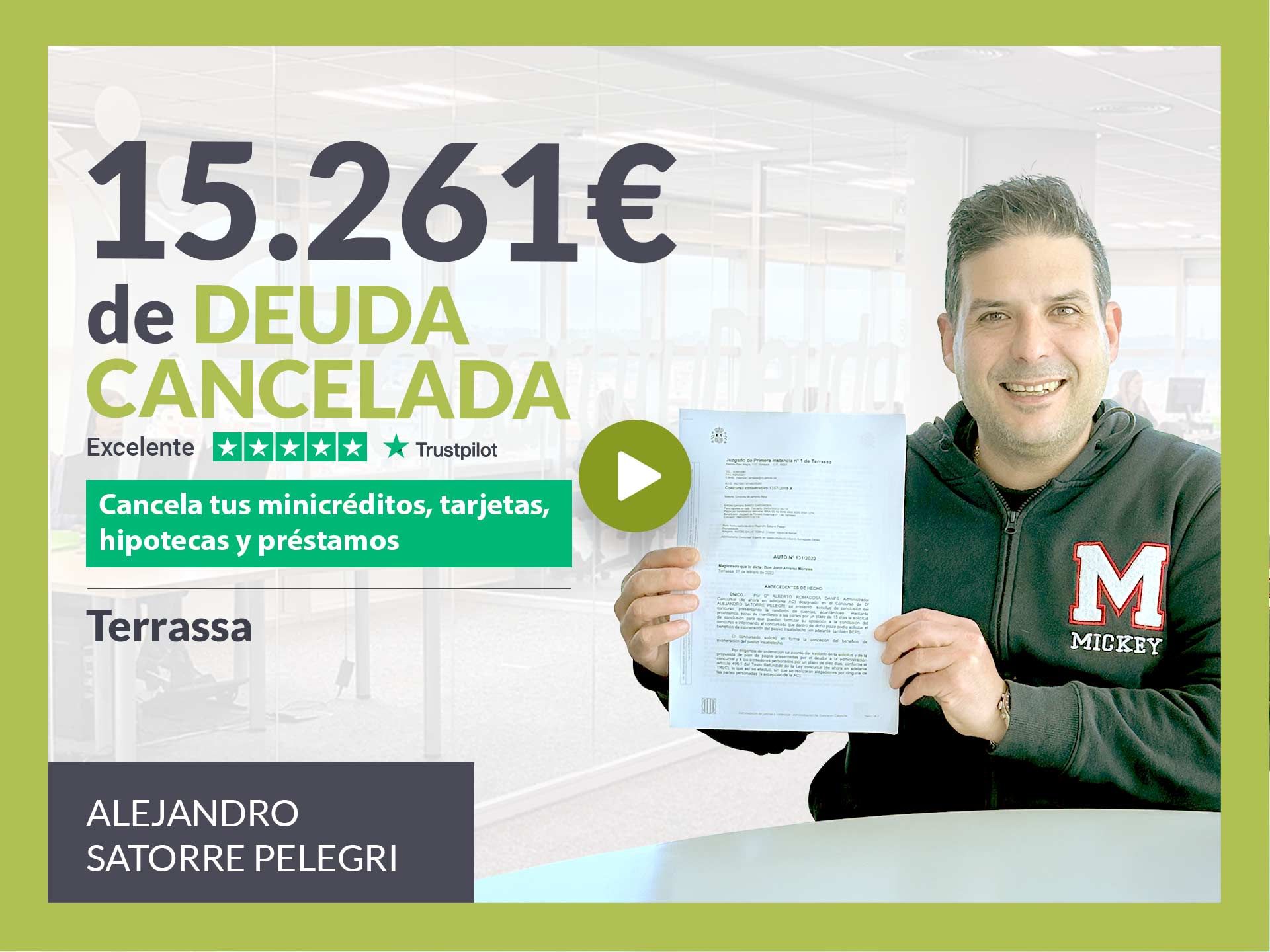 Repara tu Deuda Abogados cancela 15.261&euro; en Terrassa (Barcelona) con la Ley de Segunda Oportunidad