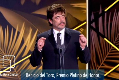 Premios Platino 2023: Benicio del Toro galardonado en Madrid