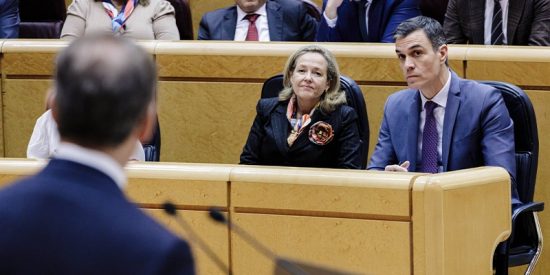 Pedro S&aacute;nchez y Alberto N&uacute;&ntilde;ez Feij&oacute;o