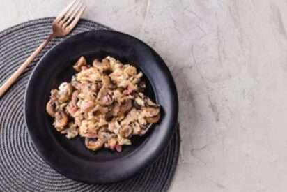 Revuelto de champiñones fácil