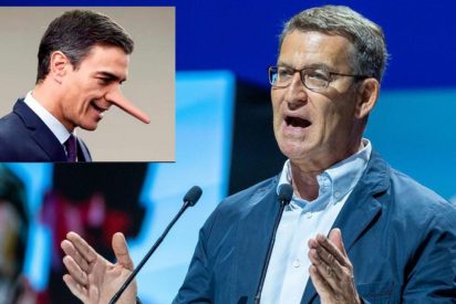 Feij&oacute;o se burla de las mentiras de S&aacute;nchez