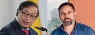 Gustavo Petro y Santiago Abascal