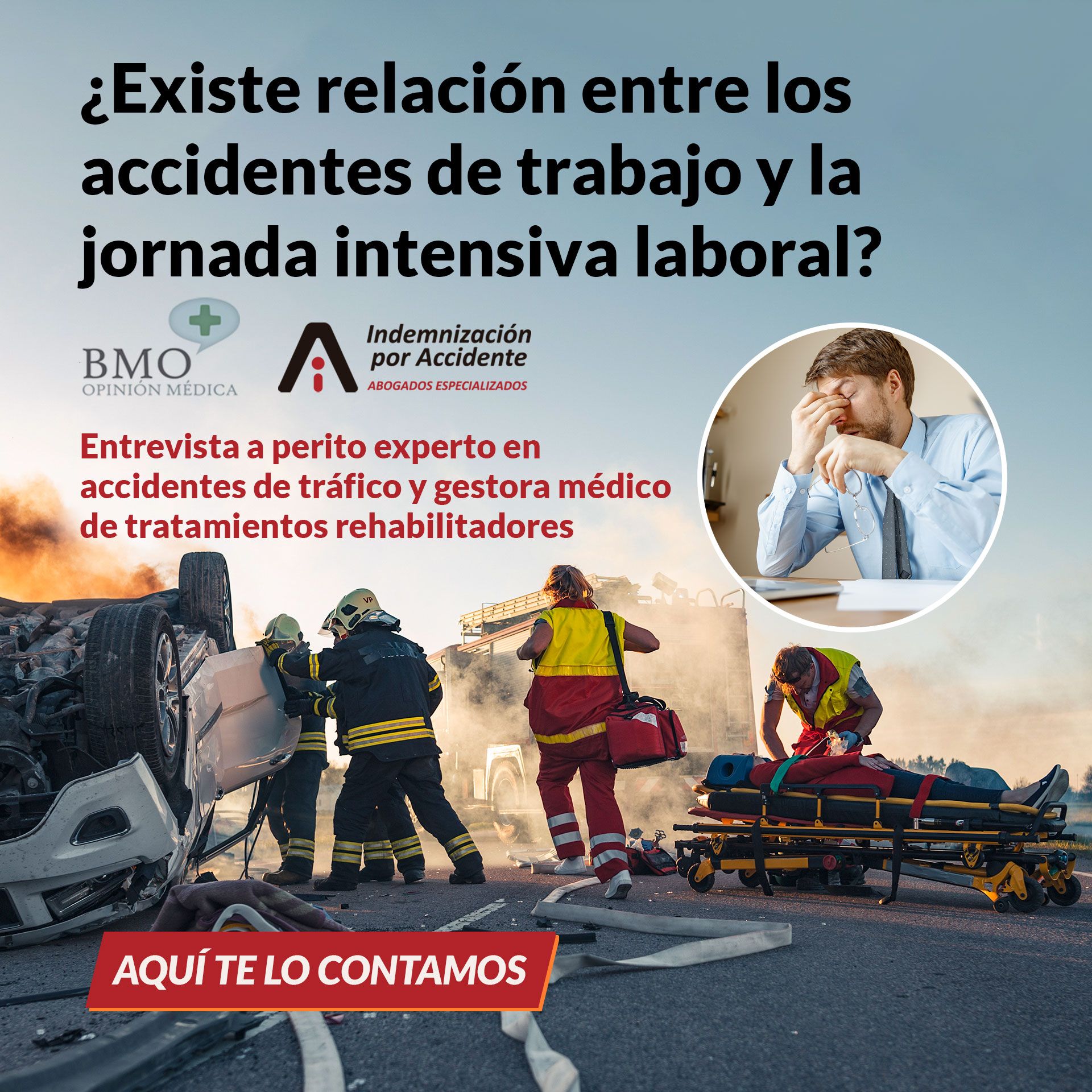 Una investigaci&oacute;n explica si existe relaci&oacute;n entre accidentes de tr&aacute;fico y jornada intensiva laboral