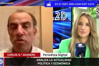 Carlos Garc&iacute;a Adanero y Rebeca Crespo.