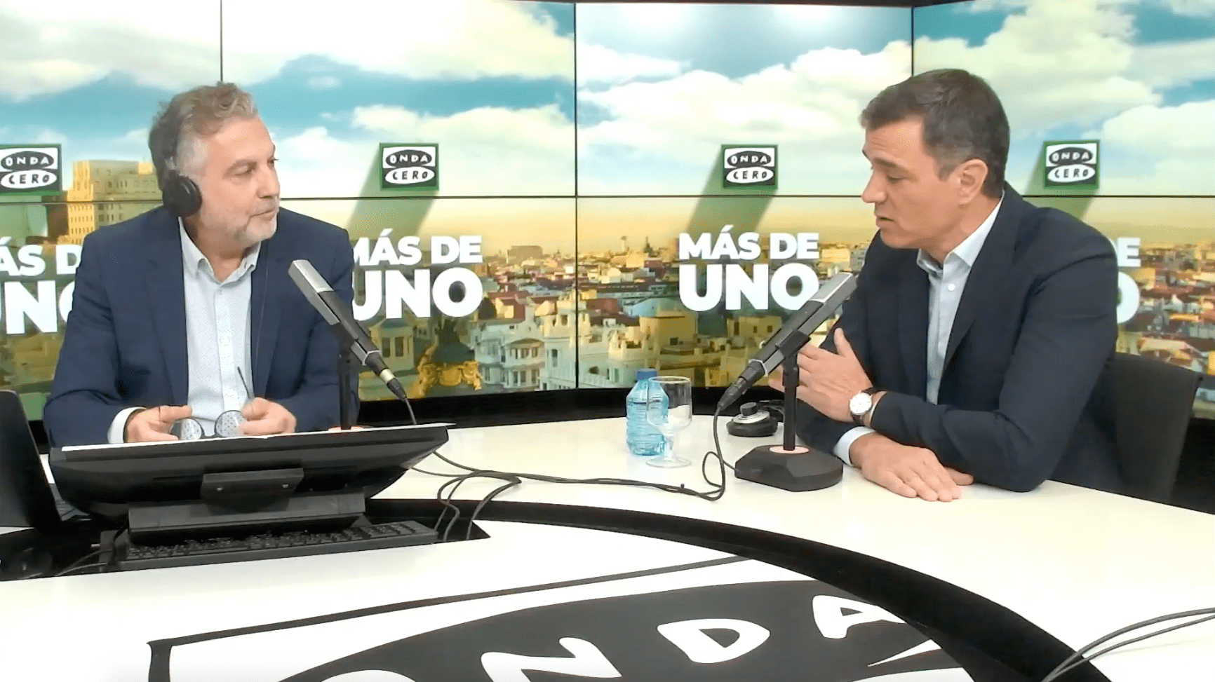 Carlos Alsina y Pedro Sánchez