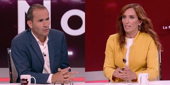 David Jiménez y Mónica García.