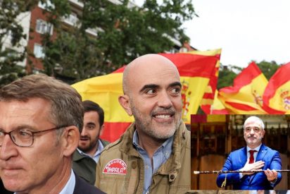Feijóo, Sirera (PP) y Collboni (PSC)
