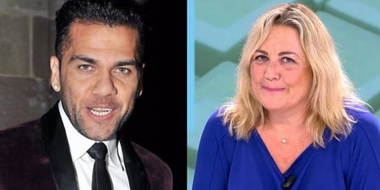 Dani Alves y Mayka Navarro. 