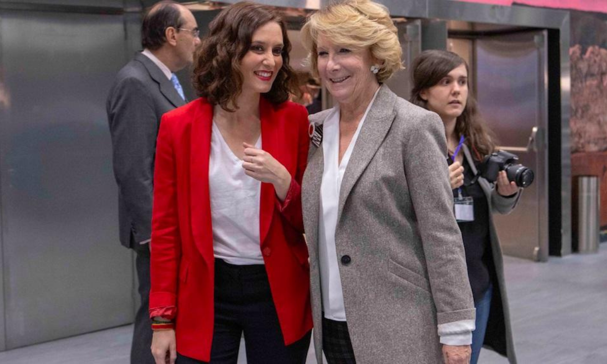 Esperanza Aguirre e Isabel D&iacute;az Ayuso