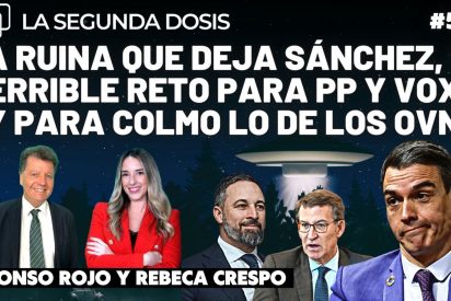 Pedro S&aacute;nchez, Alberto N&uacute;&ntilde;ez Feij&oacute;o, Santiago Abascal y Alfonso Rojo