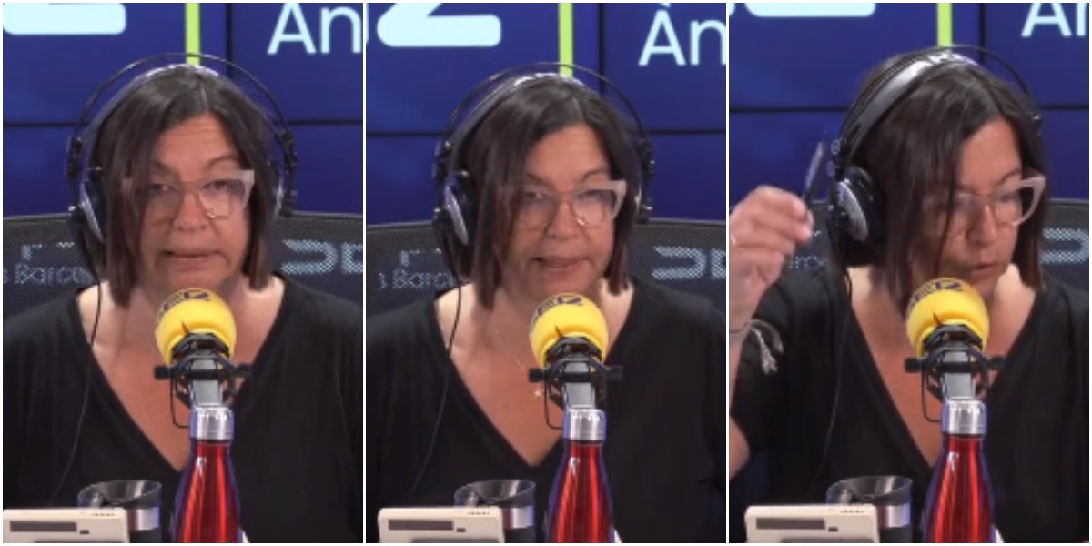 &Aacute;ngels Barcel&oacute; reventadita en la SER. 