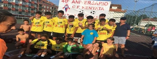 Campeonato de f&uacute;tbol 40 aniversario Kenyata Playa.