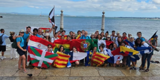 D&iacute;a 18 de EXPEDICI&Oacute;N BALMIS, SALVANY Y ZENDAL / En el muelle de las columnas de Lisboa, donde regres&oacute; Balmis en 1806