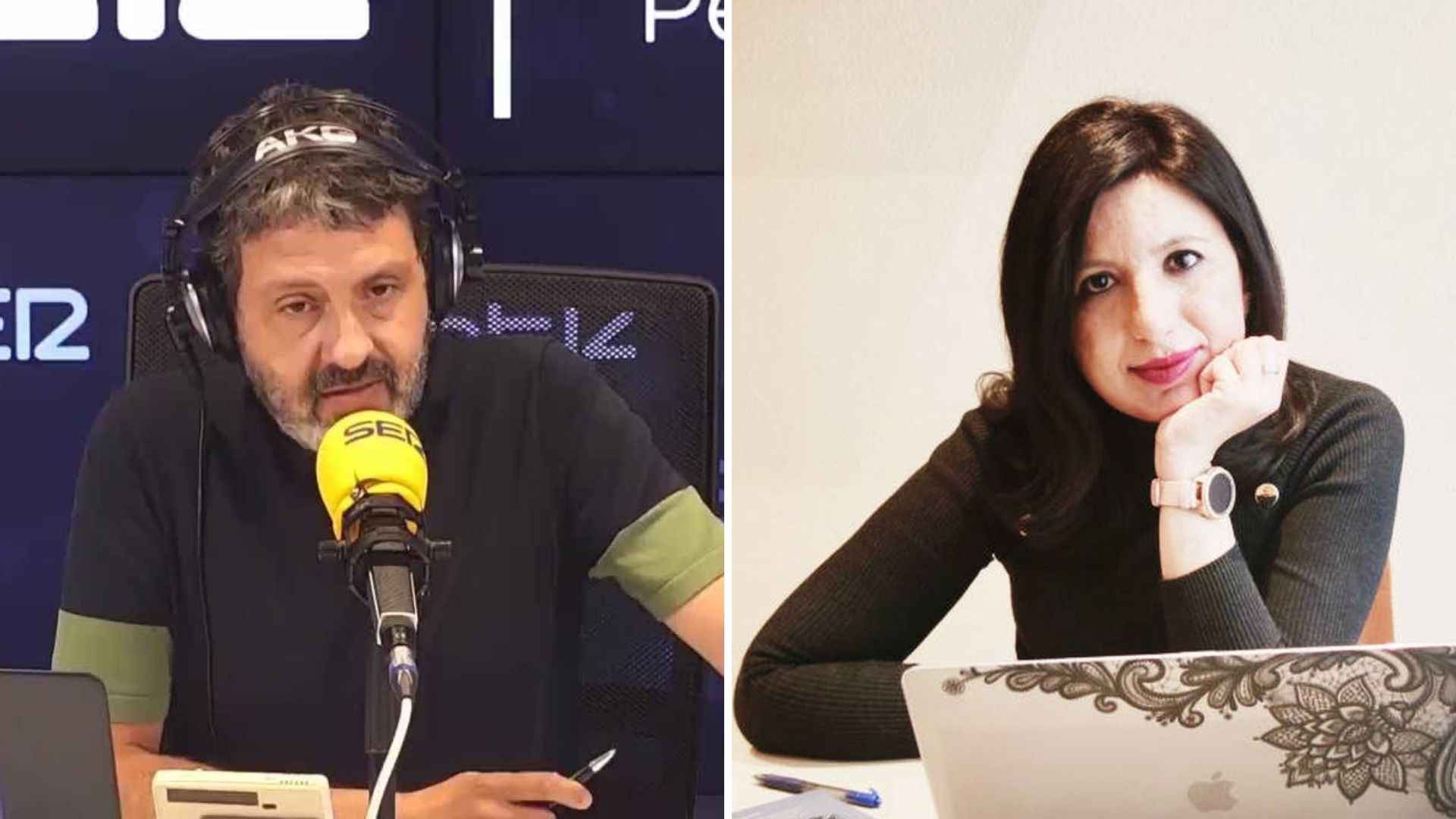 Pedro Blanco (SER) y Guadalupe S&aacute;nchez