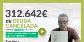 Repara tu Deuda Abogados cancela 312.642&euro; en Barcelona (Catalunya) con la Ley de Segunda Oportunidad