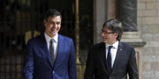 Carles Puigdemont y Pedro S&aacute;nchez