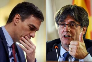 Carles Puigdemont y Pedro Sánchez
