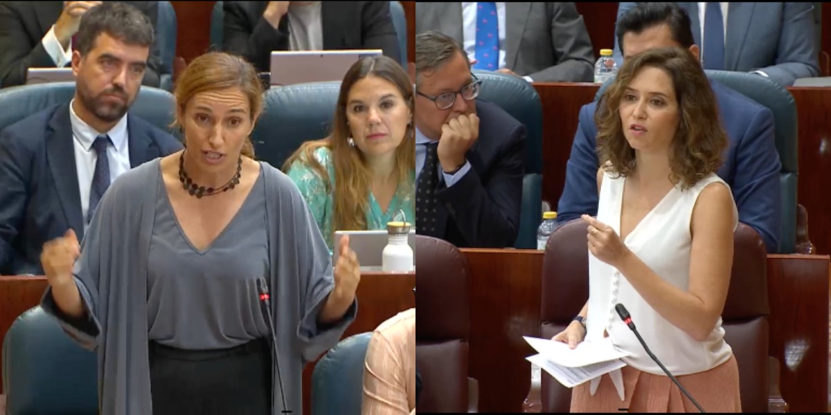 Ayuso deja para el arrastre a Mónica García sacándole en mitad de la ...