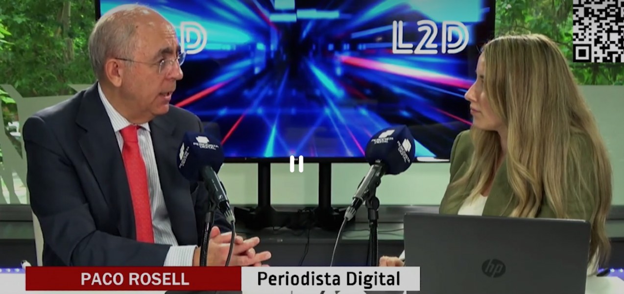 Paco Rosell y Rebeca Crespo.