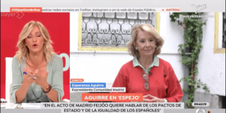 Susanna Griso y Esperanza Aguirre