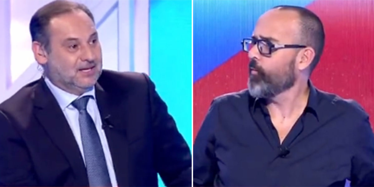 Jos&eacute; Luis &Aacute;balos y Risto Mejide. 