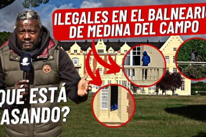 Bertrand Ndongo en el Balneario de Medina del Campo. 