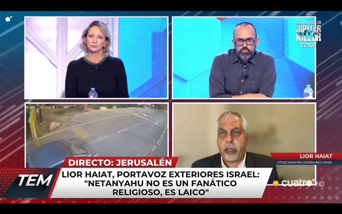 Carolina Bescansa y Lior Haiat