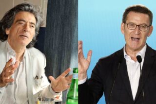 Arcadi Espada y Alberto N&uacute;&ntilde;ez Feij&oacute;o.