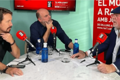 José Manuel Villarejo y Pablo Iglesias