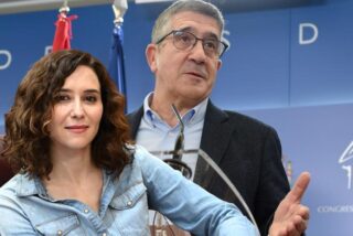 Patxi L&oacute;pez e Isabel D&iacute;az Ayuso