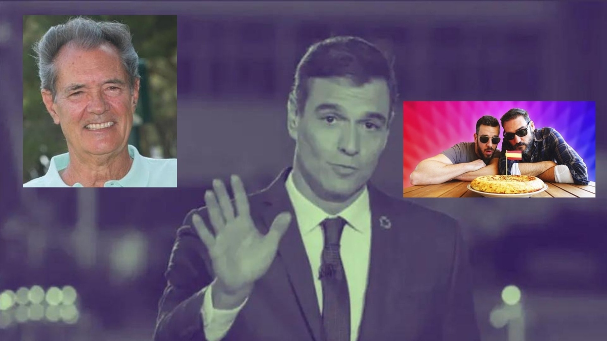 Ram&oacute;n Arcusa (DUO DIN&Aacute;MICO), Pedro S&aacute;nchez (PSOE) y los Meconios