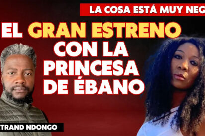 Bertrand Ndongo y la princesa de &Eacute;bano. 